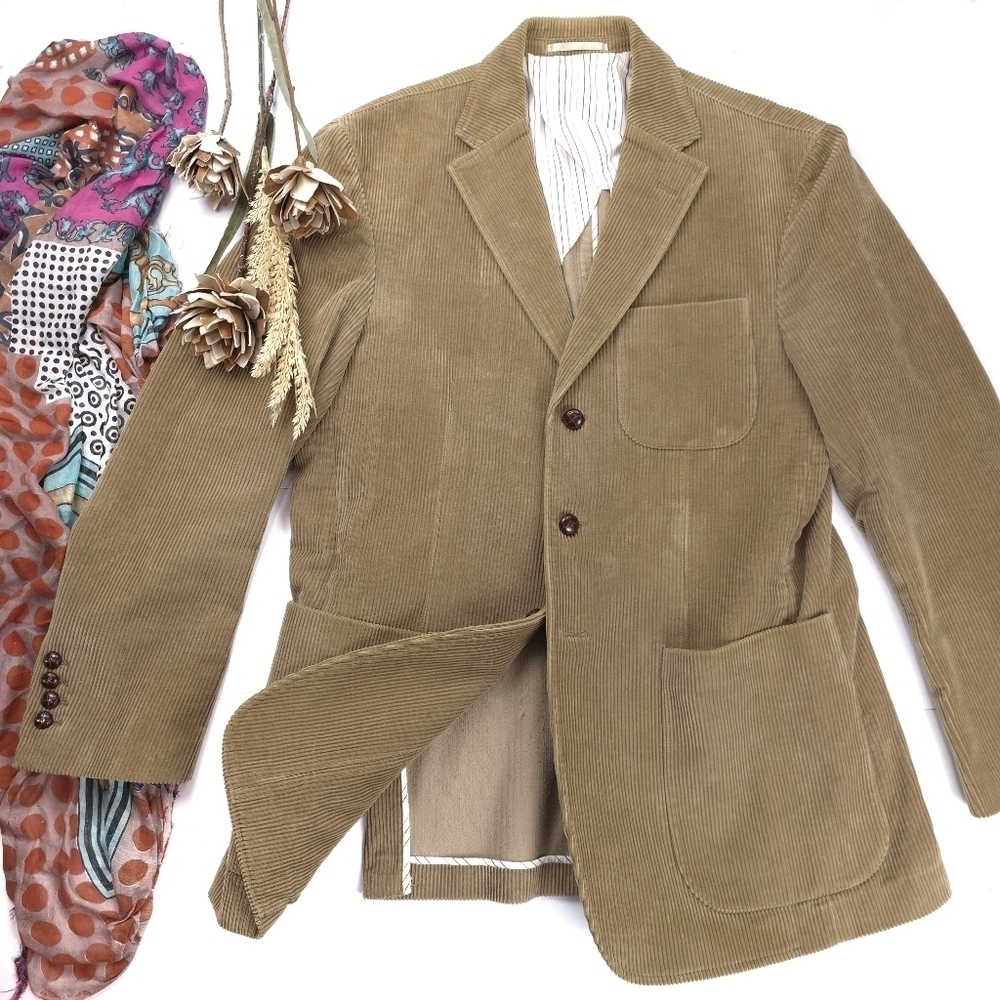 Critenden's Tan Corduroy Cool Cotton Men's Coat Sz M